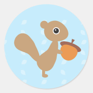 Squirrel! Classic Round Sticker