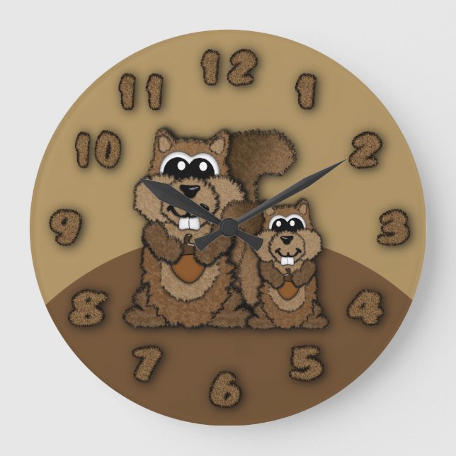 Squirrel Clock (Front)