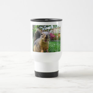 Squirrel Closeup Travel Mug