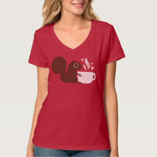 Squirrel Coffee Lover T-Shirt