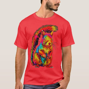 Squirrel colourful 10 T-Shirt