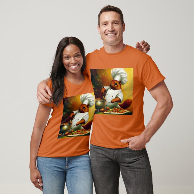 Squirrel Cooking Stir Fry T-Shirt (Unisex)