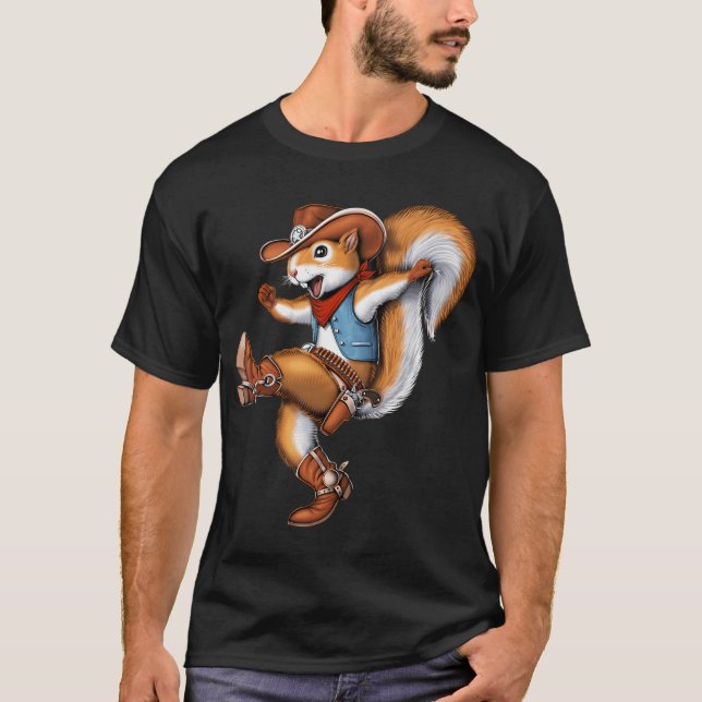 Squirrel Cowboy T-Shirt (Front)