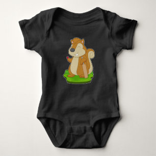 Squirrel Cricket Cricket bat Baby Bodysuit