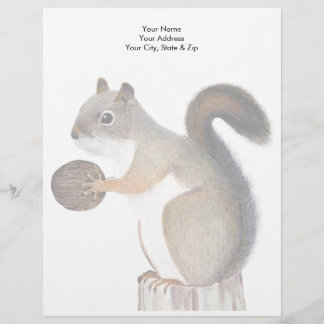 Squirrel Custom Letterhead