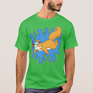 Squirrel Diver Snorkel T-Shirt