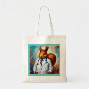 Squirrel Doctor Tote Bag