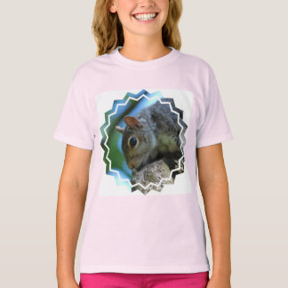 Squirrel Face Girl's T-Shirt