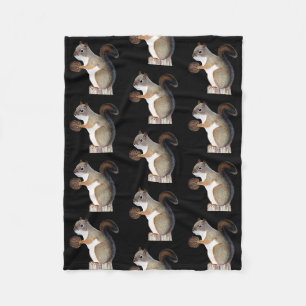 Squirrel Fleece Blanket