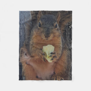 Squirrel Fleece Blanket