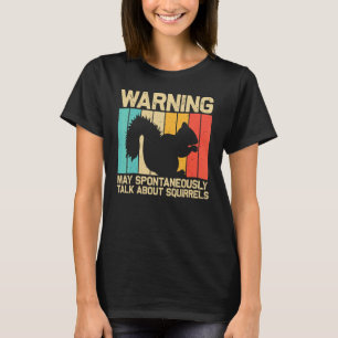 Squirrel For Men Women Squirrel Chipmunk 80s T-Shirt