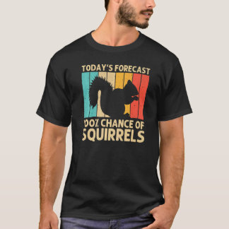Squirrel For Men Women Squirrel Chipmunk 80s T-Shirt