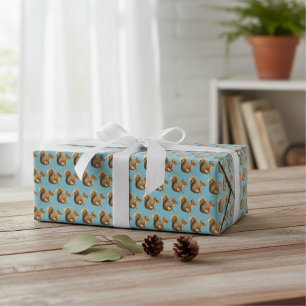Squirrel Frenzy Fun, Bold, and Unexpected - Wrapping Paper Sheet
