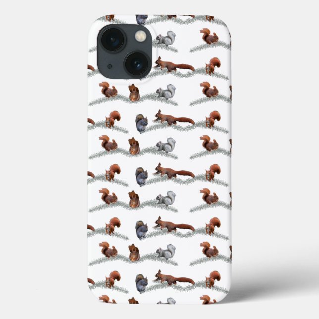 Squirrel Frenzy iPad Mini Case (choose colour) (Back)