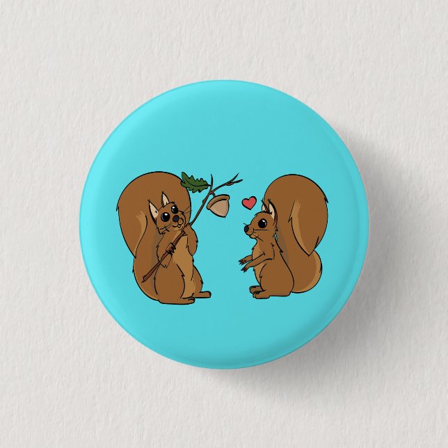 Squirrel-friend 3 Cm Round Badge (Front)