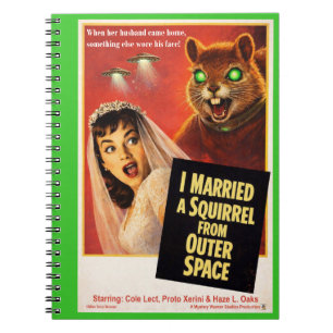 Squirrel from Outer Space Notebook
