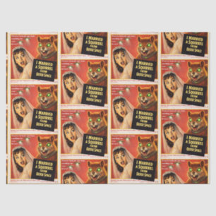 Squirrel from Outer Space Tissue Paper