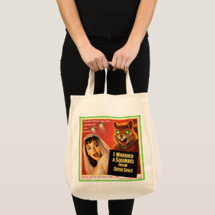 Squirrel from Outer Space Tote Bag