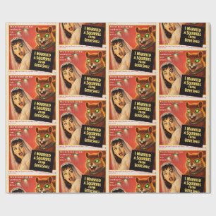 Squirrel from Outer Space Wrapping Paper