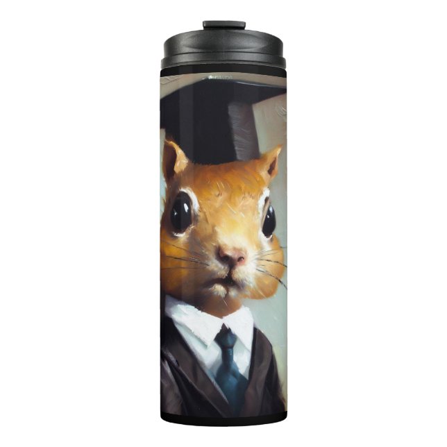 Squirrel Graduate Thermal Tumbler (Front)