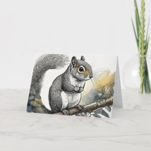 Squirrel Greeting card