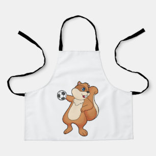 Squirrel Handball player Handball Apron