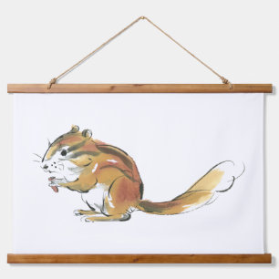 Squirrel Hanging Tapestry