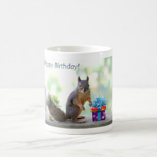 Squirrel Happy Birthday! Coffee Mug