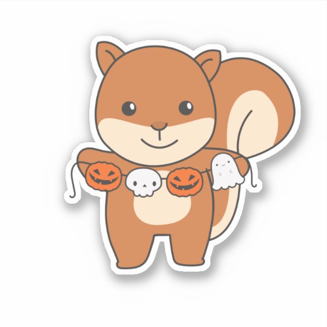 Squirrel Happy Halloween Pumpkin Costume (Front)