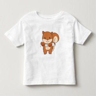 Squirrel Happy Halloween Pumpkin Costume Toddler T-Shirt