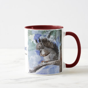 Squirrel hot chocolate mug