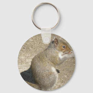 Squirrel Hungry Horatio Keychain