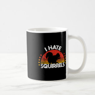 Squirrel Hunting I Hate Squirrel Hunter Retro Desi Coffee Mug