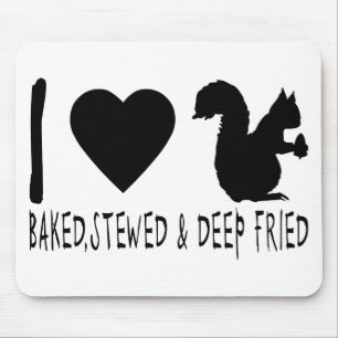 SQUIRREL HUNTING MOUSE PAD