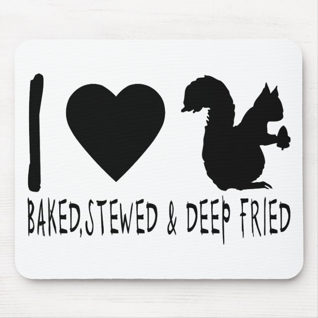 SQUIRREL HUNTING MOUSE PAD (Front)