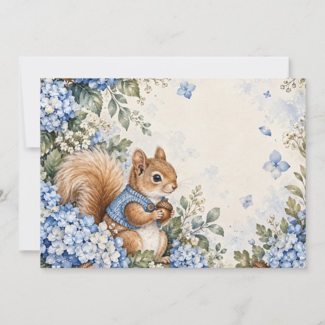 Squirrel invitation (Front)