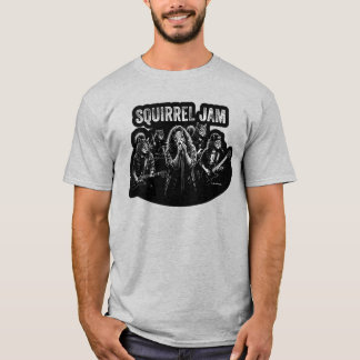 Squirrel Jam - Funny Vintage Rock Band Parody T-Shirt