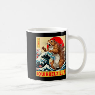 Squirrel Japanese Art Funny Squirrel For Men Women Coffee Mug
