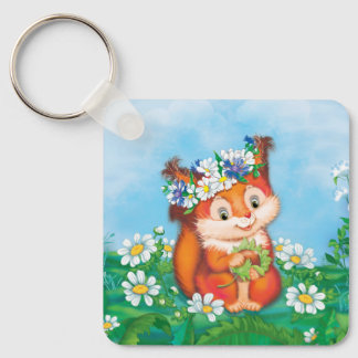 Squirrel key ring