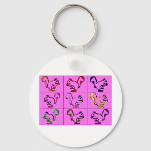 Squirrel Key Ring
