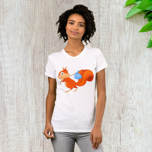 Squirrel Leaving Home Womens T-Shirt