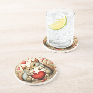 Squirrel Love 1 Coaster