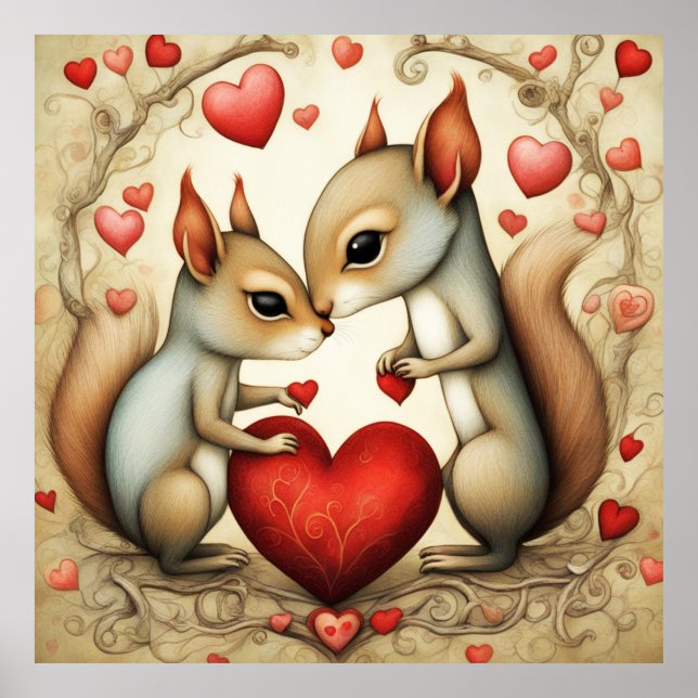 Squirrel Love 1 Poster (Front)