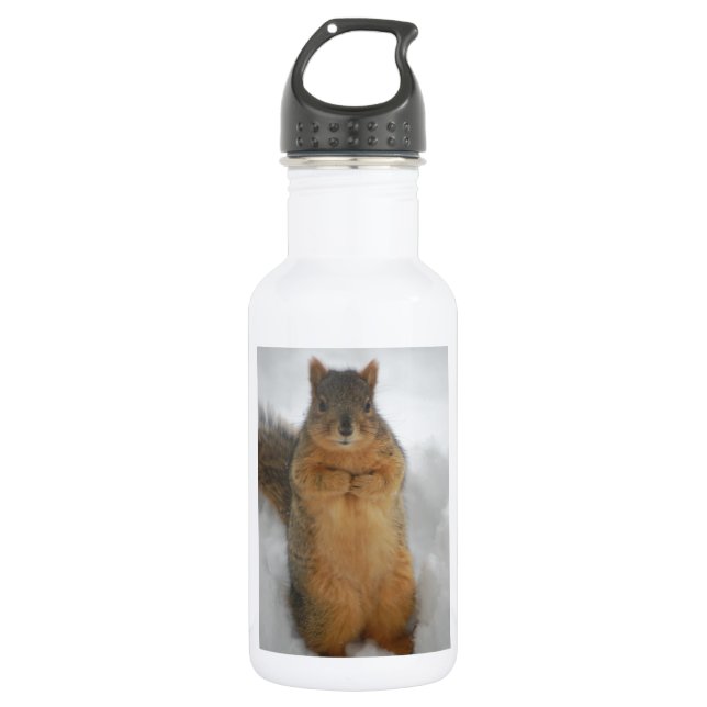 Squirrel Love 532 Ml Water Bottle (Front)