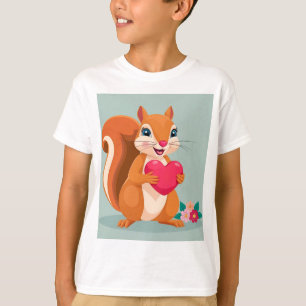 Squirrel Love Nut for Mum T-Shirt