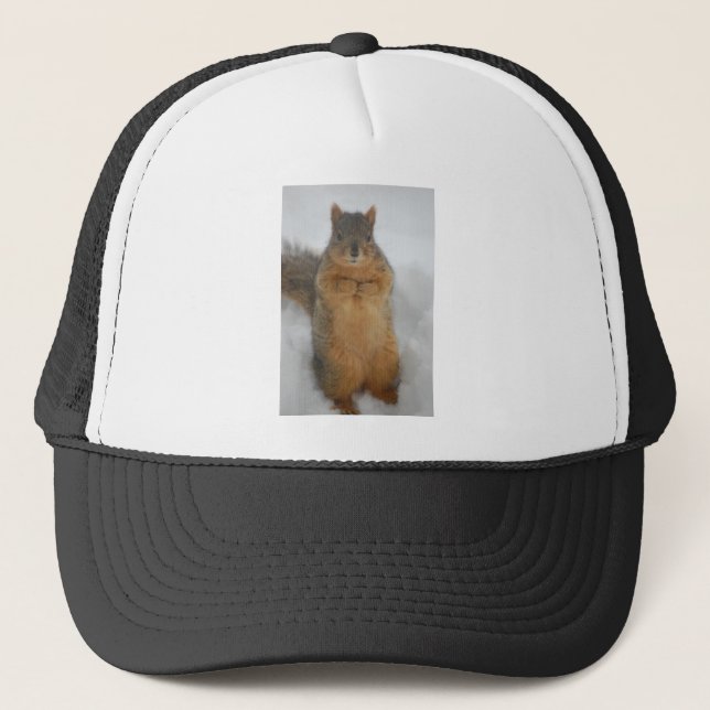 Squirrel Love Trucker Hat (Front)
