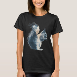 Squirrel Lover Forest Wildlife Motif Nature Rodent T-Shirt