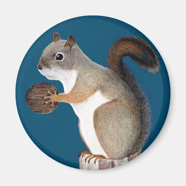 Squirrel Magnet (Front)