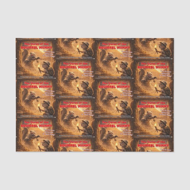Squirrel Mommy Curse Movie Parody Tissue Paper (Front)