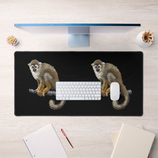 Squirrel Monkey Desk Mat (Office 1)
